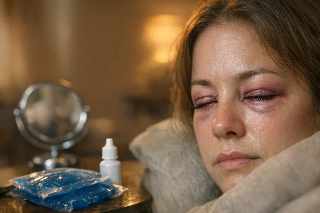 Blepharoplasty recovery week by week guide for eyelid surgery patients