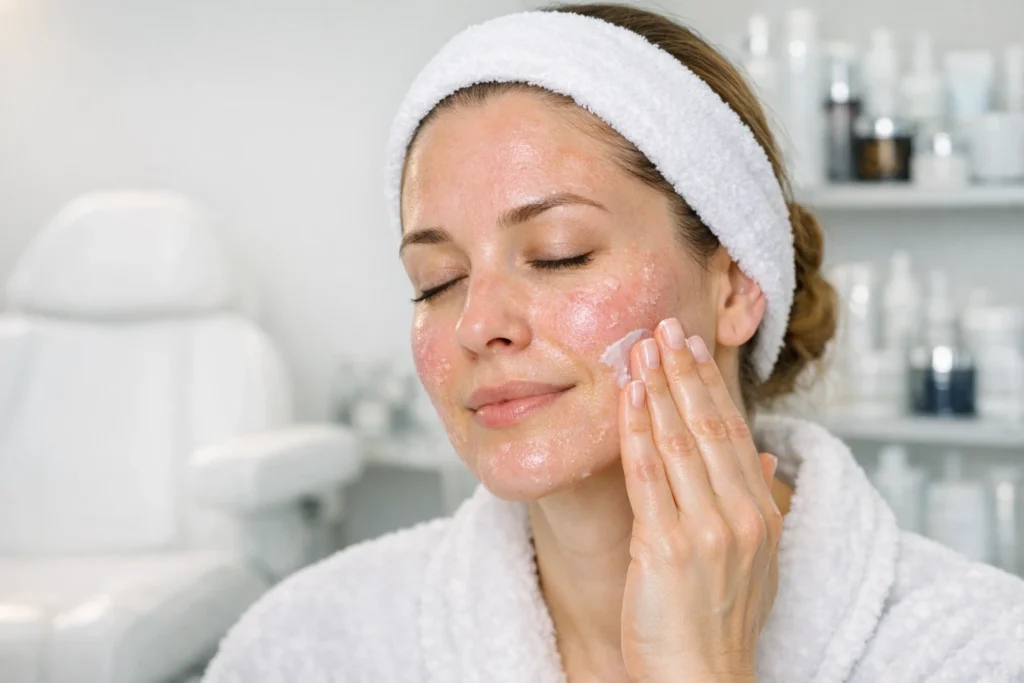 chemical peel recovery