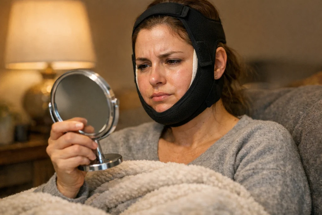 Chin Liposuction Recovery: What the Chin Strap Is Actually For (And Why You Cannot Skip It)