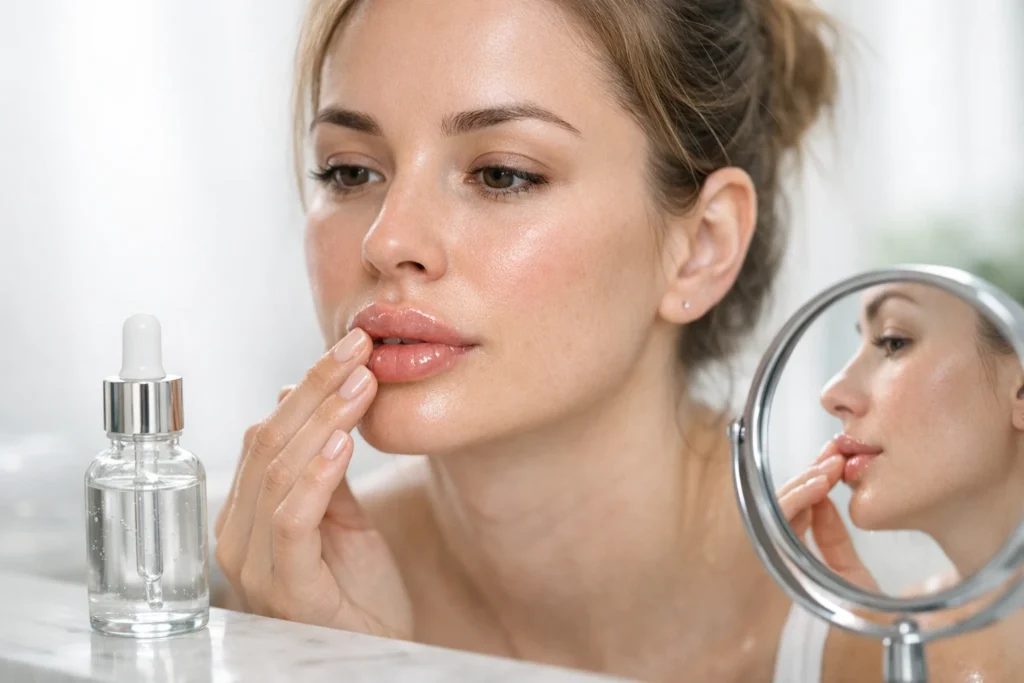Editorial image for hyaluronic acid serum after lip filler guide - helpful or hype
