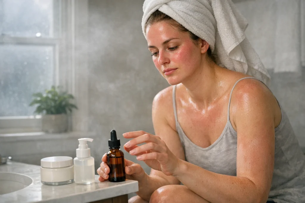 Microneedling aftercare guide for the first 24 hours