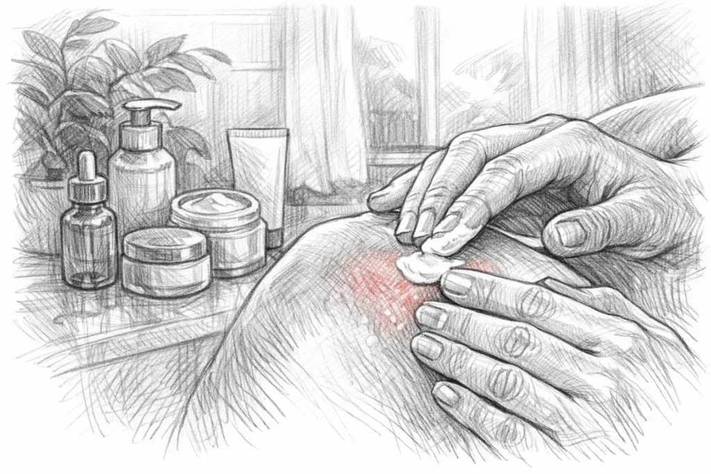 Editorial image for skin barrier repair after cosmetic procedures article with ingredient guidance