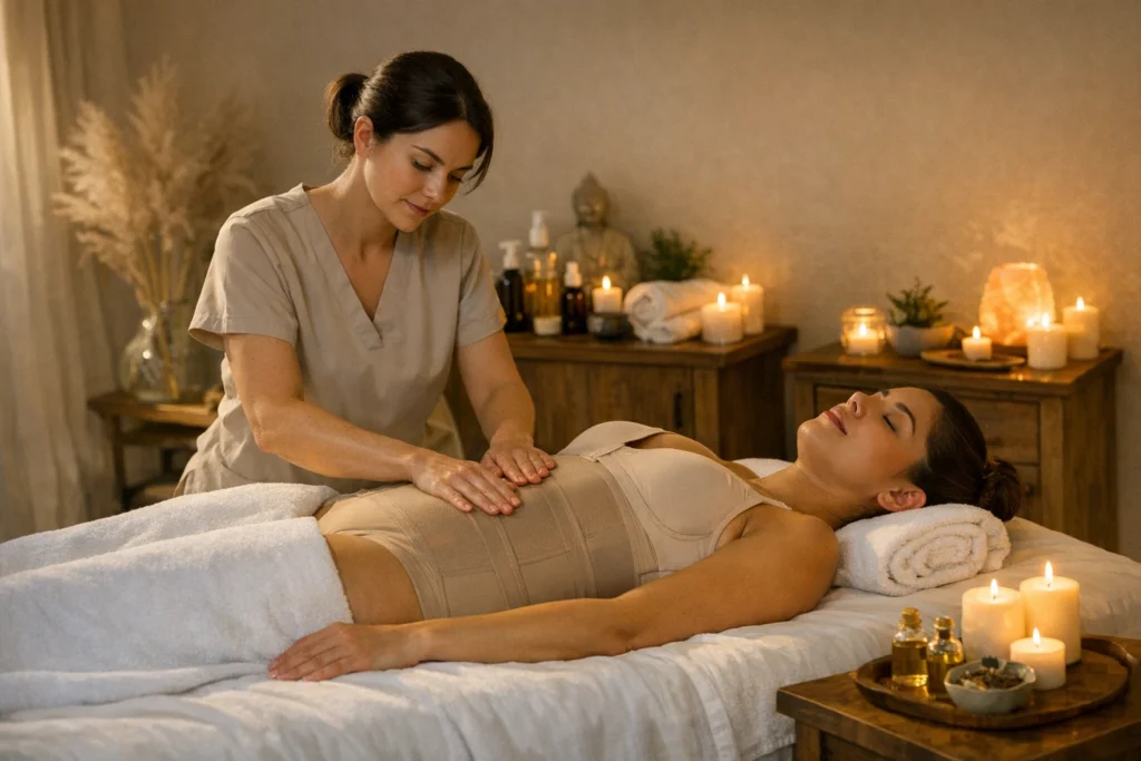 Post-lipo lymphatic massage schedule header