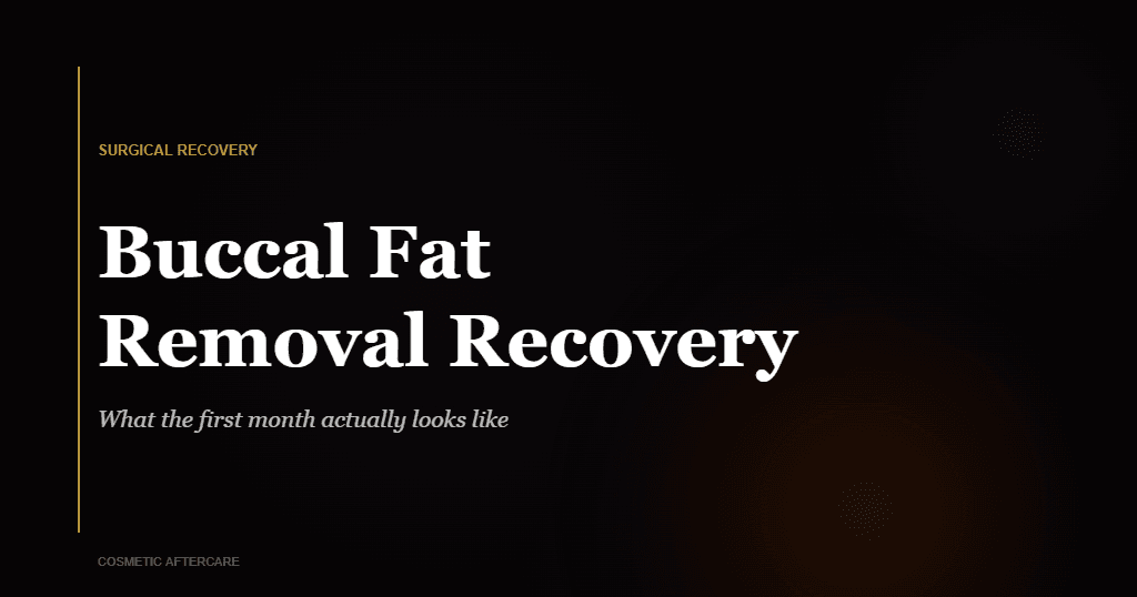 buccal fat removal recovery guide featured image