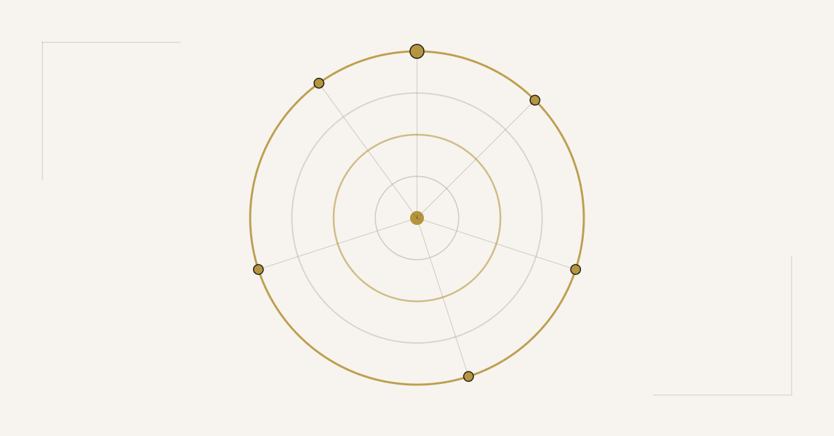 Circular timeline diagram with gold milestone markers illustrating the facelift recovery week-by-week progression
