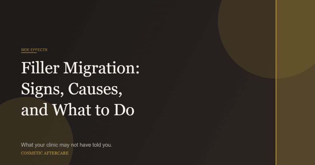 Filler Migration Signs Causes featured image