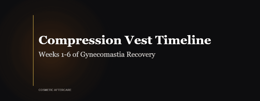 gynecomastia surgery recovery compression vest timeline