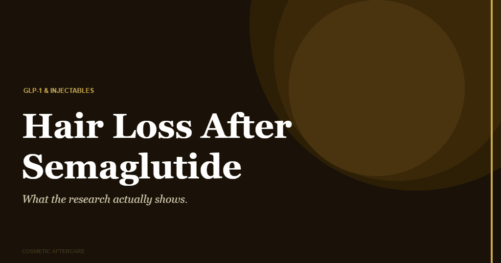 Hair loss after semaglutide and tirzepatide - research overview