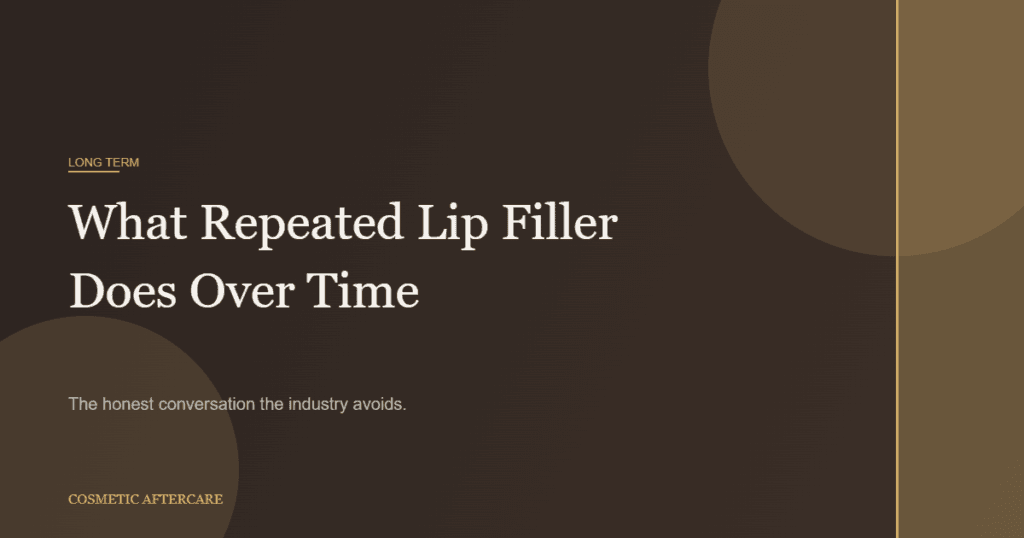 What Repeated Lip Filler Does Over Time featured image