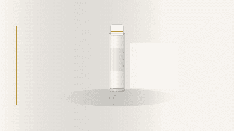 Minimalist prescription cream tube representing tretinoin topical treatment timing