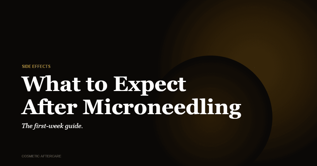 what to expect after microneedling day by day guide